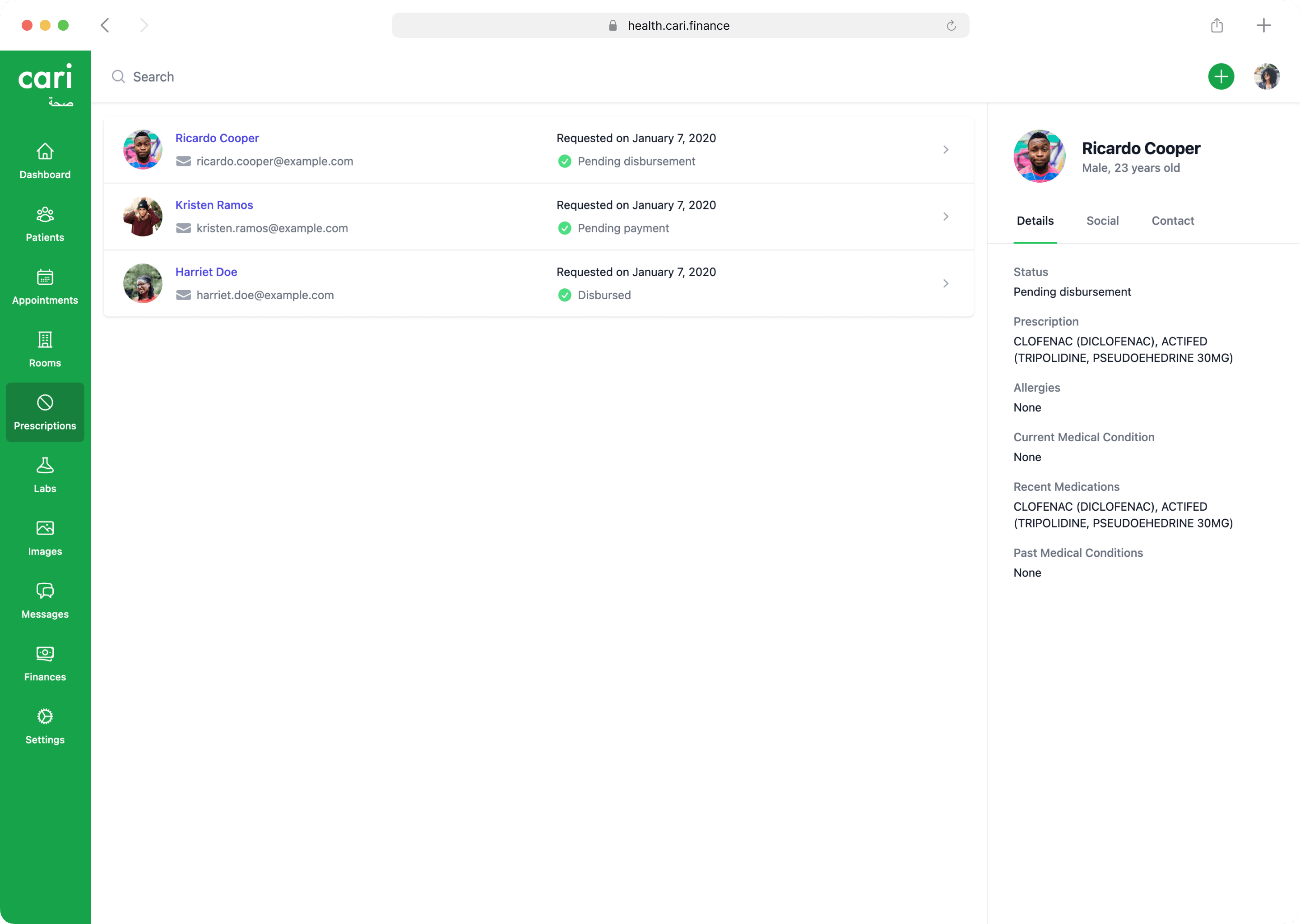 We make it easy for you to request prescriptions, labs, and image studies directly from the patient's record.